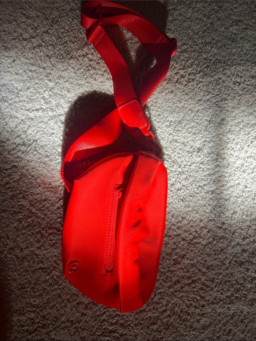 Red Crossbody Belt Bag - Sleek Everyday Carry